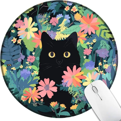 Vista 28 de Hancynir Paquete de 2 alfombrillas para mouse con diseño de basurero en llamas, divertida y bonita alfombrilla de mouse para accesorios
