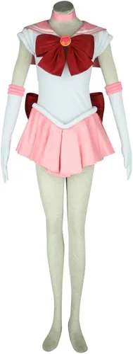 Vista 2 de Conjunto de 7 piezas de disfraz de cosplay de Chibiusa para mujer