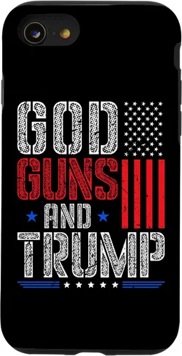 Vista 18 de God Guns and Trump Vote Donald Trump Republican Case for iPhone 17