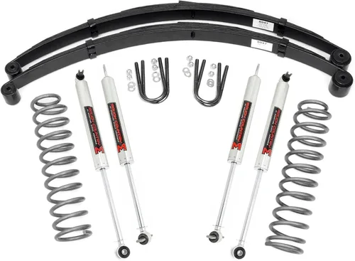Vista 7 de Rough Country Kit de elevación de 3 pulgadas para Jeep Cherokee XJ 2WD/4WD 1984-2001 - 67040