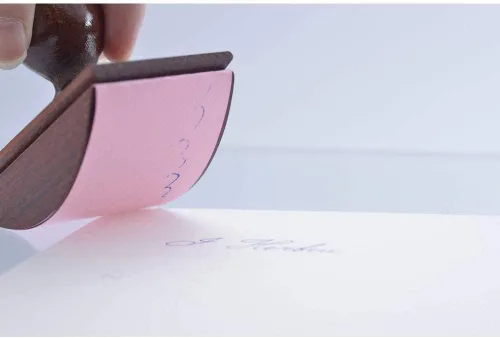 Vista 3 de J. Herbin HB25000 - Secador de tinta de madera con fuente de repuesto de papel, accesorio de escritura