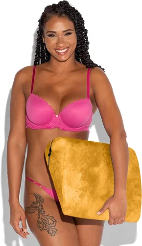 Vista 5 de Liberator Jaz Original - Almohada de posicionamiento sexual - Colección Ibiza, Oro
