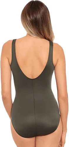 Vista 3 de Miraclesuit Traje de baño para mujer Belle Gattino Esmerelda con aros y control de abdomen de una pieza