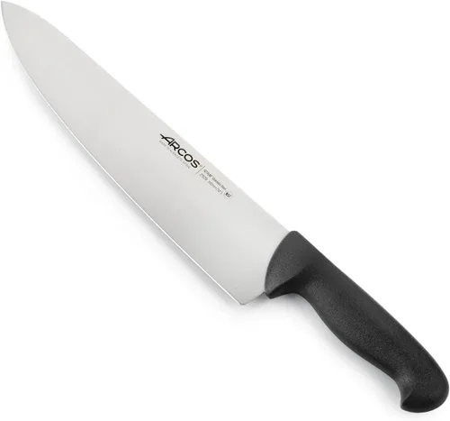 Vista 13 de Arcos Cuchillo de chef de acero inoxidable nitrum de 8 pulgadas y hoja de 7.874 in. Cuchillo de cocina profesional multiusos. Mango ergonómico