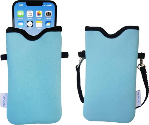 Vista 108 de Tainada Funda Estuche Bolsa de Neopreno para Teléfono para Hombres y Mujeres con Correa Cruzada/Cordón para el Cuello para iPhone 17/16/15 Pro Max