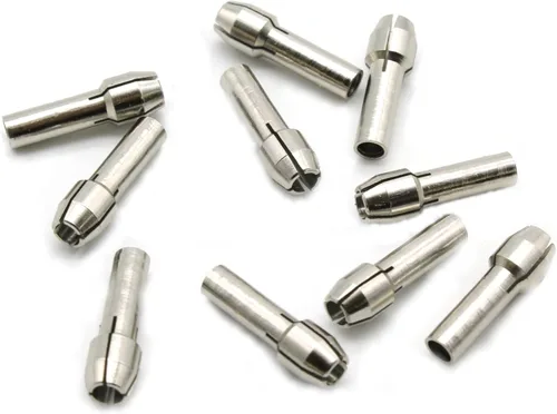 Vista 5 de TMAX 10 unids Durable Brillante 1/8 Pulgada Herramienta Rotatoria Collet Bit #480 para Dremel Herramientas Rotativas Sturdy Metal Material Ideal