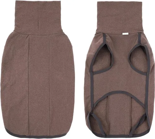 Vista 5 de Suéter Pullover para Perro Chaleco para Clima Frío para Perros Sudadera y Chaqueta para Perro para Uso Interior y Exterior (XX-Small, Marrón)