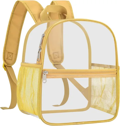 Vista 26 de Mochila transparente USPECLARE aprobada para estadio 12×6×12, Bolso transparente resistente al agua para eventos de estadio, conciertos, trabajo