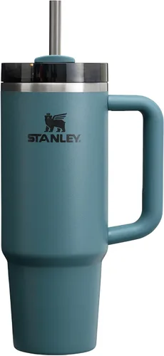 Vista 257 de STANLEY Quencher H2.0 Vaso Térmico con Asa y Pajita 64 oz Tapa Flowstate de 3 Posiciones Gran Capacidad para Viajes y Deportes Vaso de Acero