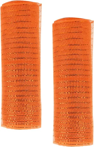 Vista 92 de YYCRAFT Paquete de 2 cintas de malla de polímero metálico de 6 pulgadas (total 20 yardas, verde manzana)