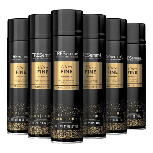 Vista 2 de TRESemmé Paquete de 6 laca para el cabello de niebla ultrafina para control de encrespamiento las 24 horas con Pro Lock Tech de 11 onzas y spray
