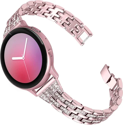 Vista 13 de JOYOZY Correas elegantes para mujer y niña compatibles con Galaxy Watch 6/5/4/FE/7 de 40 mm, 44 mm/Classic de 42 mm, 43 mm, 46 mm, 47 mm/Galaxy