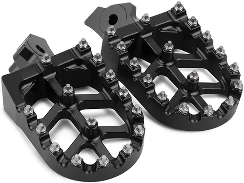 Vista 2 de AnXin Estriberas Estriberas Reposapiés Pedales Apoyos CNC para Z50R 80-99 XR50R 00-03 XR70R 97-03 XR80R XR100R 85-03 CRF80F CRF100F 04-13 Negro