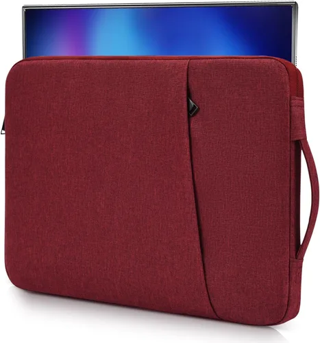 Vista 8 de Funda de monitor portátil de 15.6 pulgadas, funda protectora de transporte compatible con KYY MNN InnoView para la mayoría de monitores de 16.1/15.6