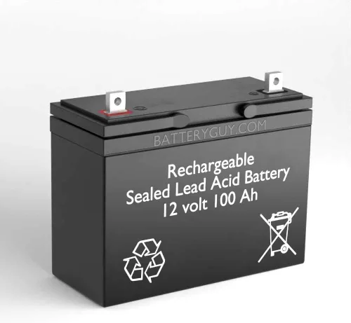 Vista 2 de BatteryGuy N Platform N150 - Baterías SLA de repuesto de 12 V 100 Ah equivalentes a la marca (Recargable), 2