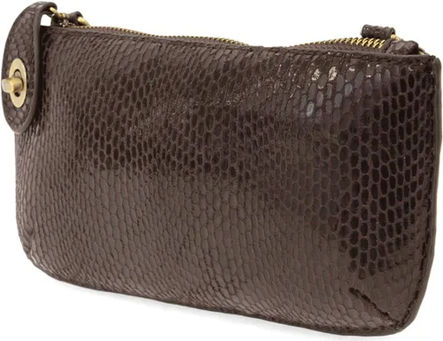 Vista 4 de Joy Susan Pulsera cruzada para mujer Python Clutch