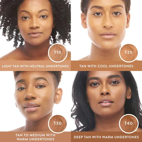 Vista 4 de Mented Cosmetics - Base de maquillaje en barra, corrector y barra de contorno para piel oscura, base en crema para mujeres negras, vegano y libre