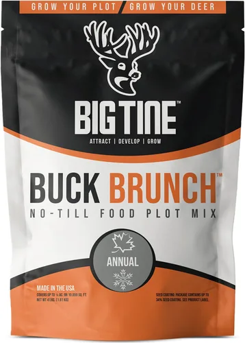 Vista 8 de Big Tine Mezcla de parcelas de alimentos, nabos Advantage, bolsa de 3 libras, anual otoño/invierno, extremadamente versátil, resistente a la sequía