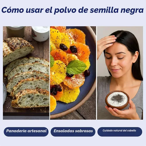 Vista 10 de Spice Profile Polvo orgánico de nigella de semillas negras 4 onzas