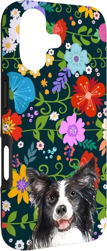 Vista 3 de Border Collie Ditsy Flower Floral Pattern for Women Case for iPhone 17