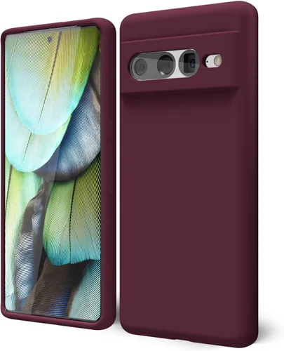 Vista 192 de oakxco para Google Pixel 6A Funda de teléfono de silicona líquida, diseño estético lindo y delgado para mujer y niña, cubierta de gel suave, lisa