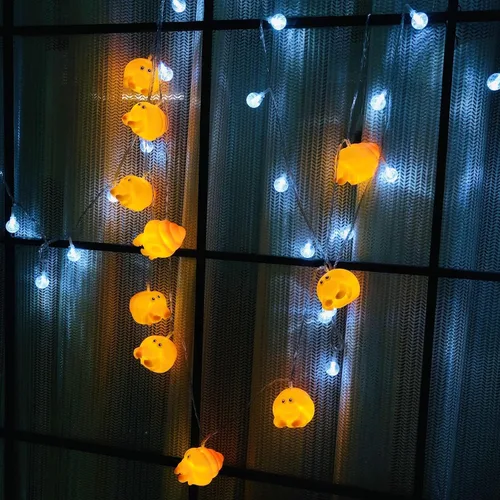 Vista 6 de Lindas luces nocturnas de caracola, luces amarillas, funciona con pilas, luces de hadas para dormitorio, dormitorio, hogar, vacaciones, decoración