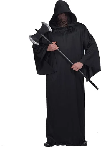 Vista 3 de EraSpooky - Disfraz de mugre con capucha para hombre