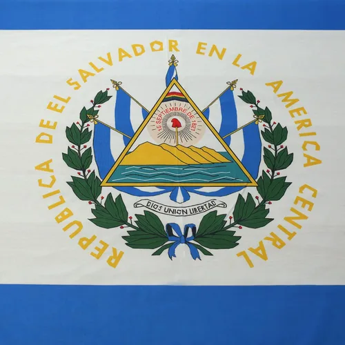 Vista 3 de MSFHHA Mantel rectangular con bandera salvadoreña de El Salvador, resistente a la decoloración, lavable, apto para cocina, comedor, reuniones