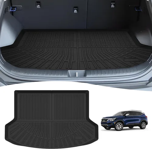 Vista 43 de Forro de carga para Jeep Compass/Patriot 2007-2016 y 2007-2012 Dodge Caliber, alfombras de carga para todo clima para accesorios de Compass