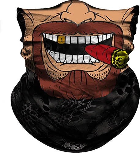 Vista 19 de Obacle Bandana máscara facial cuello polaina tubo máscara hombres mujeres para protección solar contra el polvo