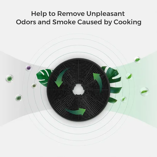 Vista 5 de CIARRA Campana extractora inteligente de 30 pulgadas con control de voz, compatible con Alexa/Google Home/Smart Life Assistant, campana de Acero