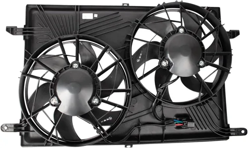 Vista 66 de Conjunto de ventilador de refrigeración dual del radiador TRQ Para Toyota Avalon 2013-2018 Camry 2012-2017 TO3115173