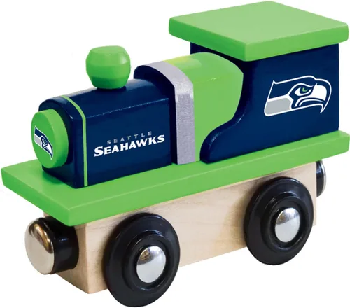Vista 8 de MasterPieces NFL San Francisco 49ers - Tren de juguete de madera real, para mayores de 3 años, color negro