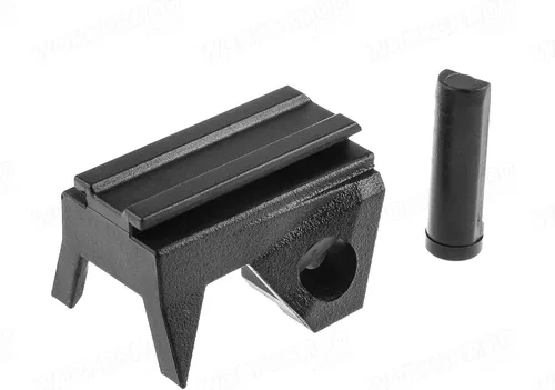 Vista 3 de WORKER Adaptador de riel superior y lateral Picatinny Base Set para Nerf Stryfe Modificar Toy Color Negro