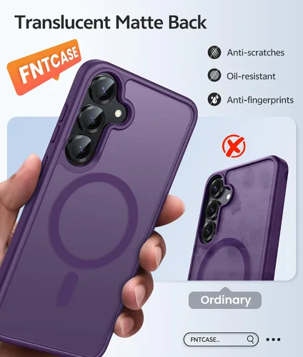 Vista 309 de FNTCASE Funda para Motorola Moto G-Stylus-5G-2025: Funda magnética translúcida mate a prueba de golpes para Moto G Stylus 2026, funda protectora