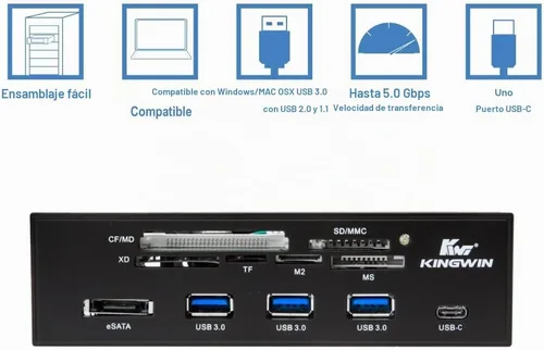 Vista 6 de Controlador de refrigeración KingWin, Negro