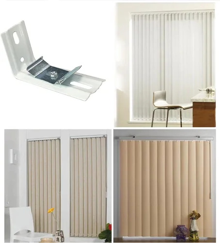 Vista 7 de 6 clips verticales para persianas verticales de 3 pulgadas de longitud para persianas verticales con ancho de barandilla de 1-1/2 pulgadas