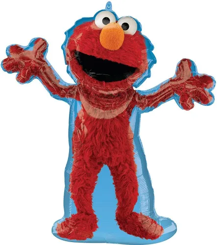 Vista 4 de Elmo and Friends - Ramo de globos de 5 piezas