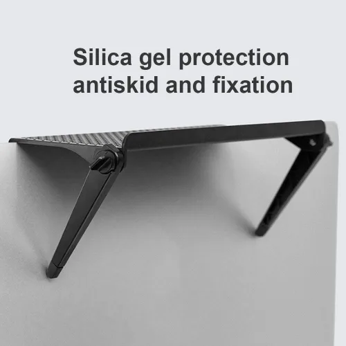 Vista 4 de Park TV - Estante superior para Apple TV, soporte para monitor, estante de router ajustable para caja multimedia, consola de juegos, enrutador