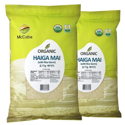 Vista 14 de McCabe Mezcla orgánica de 8 granos mixtos – Mezcla de arroz de granos integrales orgánicos 12 libras Rico en fibra y minerales Certificado USDA