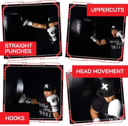 Vista 2 de Wrecking Ball - Saco de boxeo pesado para adultos, hook y uppercut, Body Snatcher, boxeo, MMA, Muay Thai, 65 libras, clásico