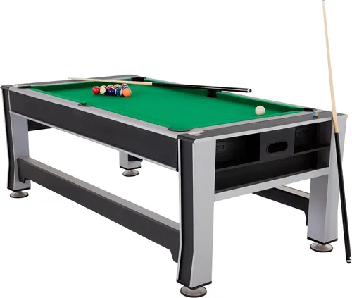 Vista 2 de Mesa de Juegos Múltiples Giratoria 3 en 1 Triumph – Mesa de Juego Giratoria de 84" con Hockey de Aire, Billar y Tenis de Mesa – Juego Completo