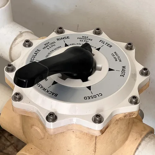 Vista 6 de 270067 Kit de reemplazo de conjunto de válvula superior de 2 pulgadas para Pentair Hi-Flow Top y Side Mount Pool Spa Multiport Valve 261177 261173