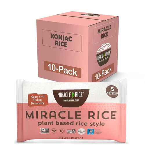 Vista 11 de Miracle Noodle Angel Hair Pasta, 7 onzas (paquete de 10), fideos Shirataki Konjac a base de plantas, 5 calorías, 0.04 oz de carbohidratos netos por