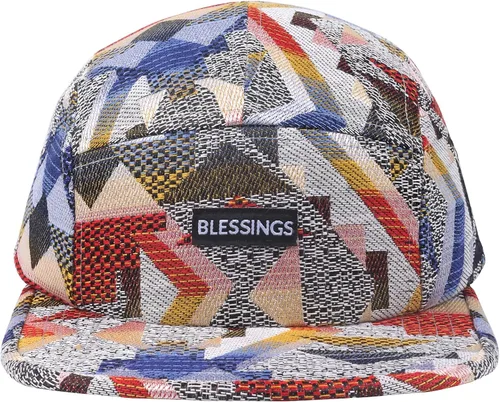 Vista 8 de Gorra de 5 paneles Diseños únicos multicolor Gorras para hombres y mujeres Grande o XL
