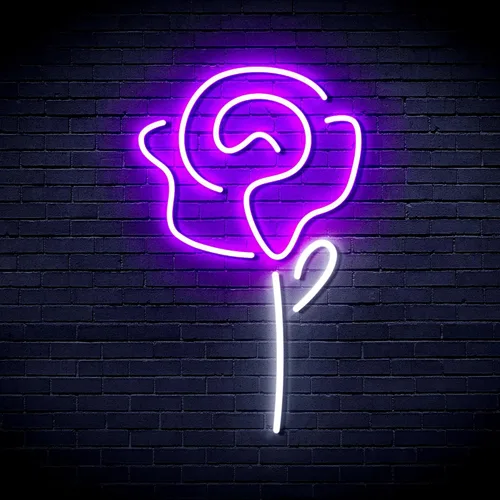 Vista 31 de ADVPRO Rose Flex Silicone LED Neon Sign - Blue - st16s32-fnu0034-b
