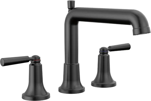 Vista 7 de Delta Saylor T2736-CZ - Grifo de bañera de oro cepillado, bronce champán T2736-CZ (válvula no incluida)