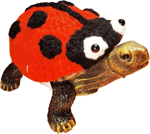 Vista 9 de Suéter para tortuga, suéter de punto cálido de invierno hecho a mano con correa ajustable, suéter de animal pequeño, ropa de tortuga para Navidad