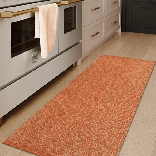 Vista 117 de LEEVAN Alfombra lavable para baño, alfombra tejida negra de 2 x 3 pies para entrada, alfombra de puerta delantera de algodón, alfombras pequeñas