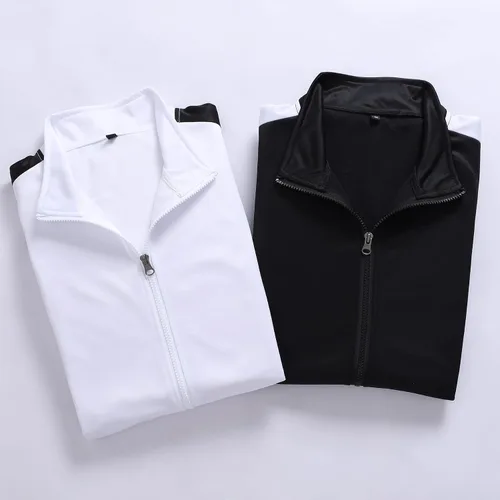 Vista 5 de GXAMOY Conjunto deportivo deportivo de 2 piezas para hombre, casual, con cremallera completa, para correr, entrenamiento, deportes, conjunto